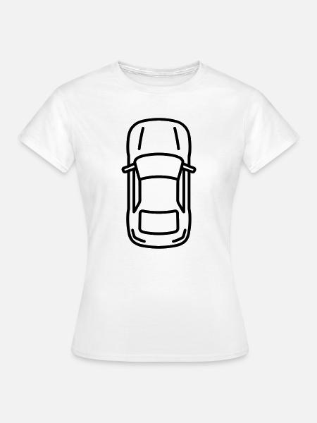 Auto - Frauen T-Shirt - Weiß