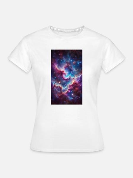 Nebula Farbwelt - Frauen T-Shirt - Weiß
