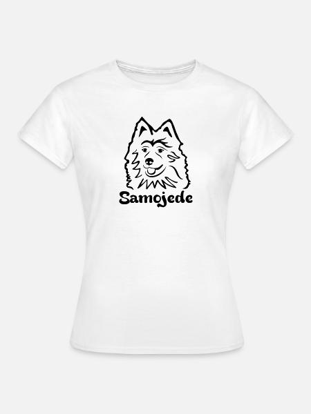 Samojede - Frauen T-Shirt - Weiß