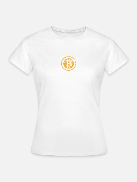 Bitcoin (Bitcoin) - Frauen T-Shirt - Weiß