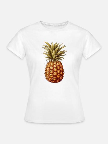Ananas - Frauen T-Shirt - Weiß