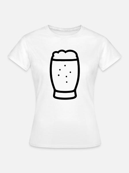 Bier - Frauen T-Shirt - Weiß