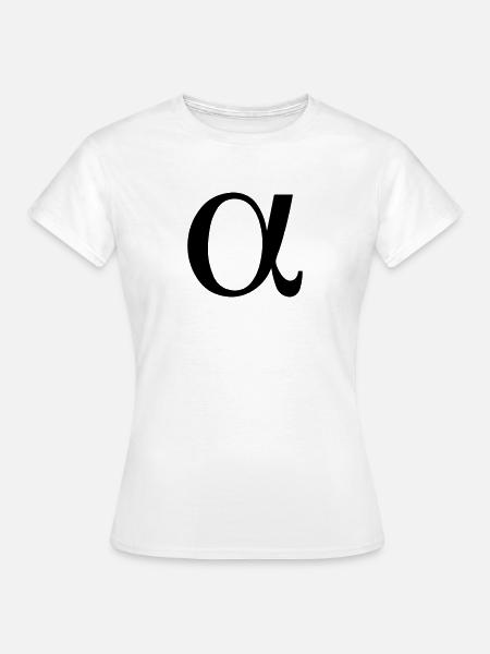 Alpha - Frauen T-Shirt - Weiß