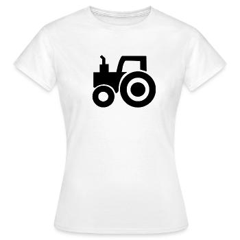 Tractor | tractor - Women's T-Shirt - white - Front - AI Model Female 172 dark (172cm)