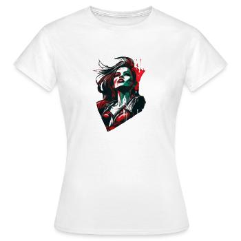 Fille de sang - T-shirt Femme - blanc - Devant - AI Model Female 172 dark (172cm)