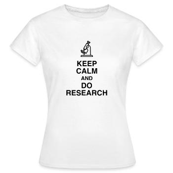 Researcher Research Forscher Chercheur Recherche - Women's T-Shirt - white - Front - AI Model Female 172 dark (172cm)
