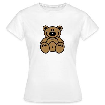 Teddy - Women's T-Shirt - white - Front - AI Model Female 172 dark (172cm)