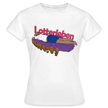 vie dissolue - T-shirt Femme - blanc - Devant - AI Model Female 172 dark (172cm)