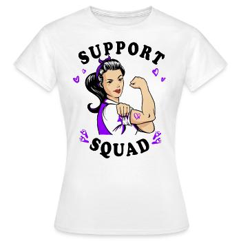 Premature Birth Conscious Purple Bow - Women's T-Shirt - white - Front - AI Model Female 172 dark (172cm)