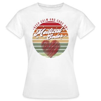 Medical Assistant - Medical Coder - Women's T-Shirt - white - Front - AI Model Female 172 dark (172cm)