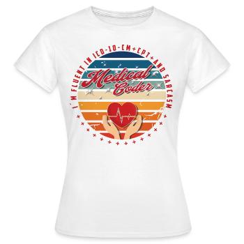 Medical Assistant - Medical Coder - Women's T-Shirt - white - Front - AI Model Female 172 dark (172cm)