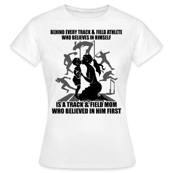 Athlétisme Jeux d’athlétisme - T-shirt Femme - blanc - Devant - AI Model Female 172 dark (172cm)