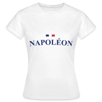 Napoléon - T-shirt Femme - blanc - Devant - AI Model Female 172 dark (172cm)
