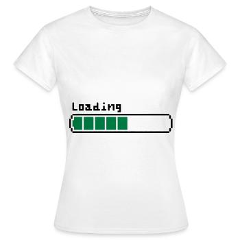 Loading - T-shirt Femme - blanc - Devant - AI Model Female 172 dark (172cm)