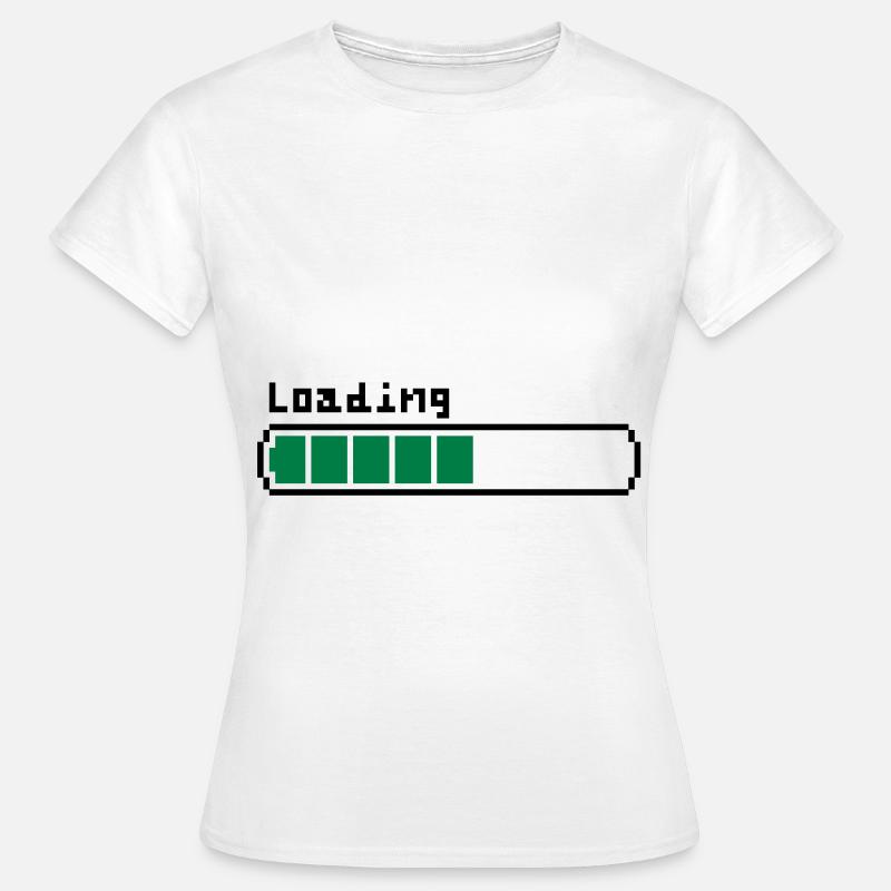 Loading - T-shirt Femme - blanc