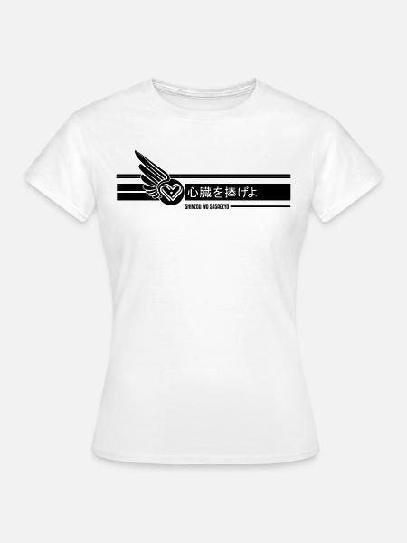 SHINZOU OÙ SASAGEYO - T-shirt Femme - blanc