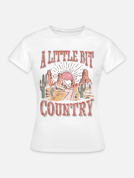 Ein bisschen Land - Frauen T-Shirt - Weiß