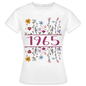 1965 Legendary Since 1965 Birthday 1965 Women - Women's T-Shirt - white - Front - AI Model Female 172 dark (172cm)