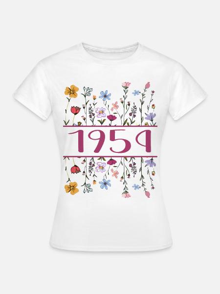 1954 Legendär Seit 1954 Geburtstag 1954 Frauen - Frauen T-Shirt - Weiß