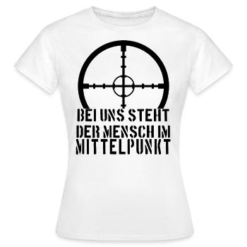 Soldat, Spruch, Lustig, Bundeswehr, Soldaten, - Frauen T-Shirt - Weiß - Vorne - AI Model Female 172 dark (172cm)