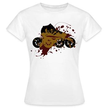 Roller Skates Roller - Women's T-Shirt - white - Front - AI Model Female 172 dark (172cm)