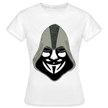 Anonymous - Women's T-Shirt - white - Front - AI Model Female 172 dark (172cm)