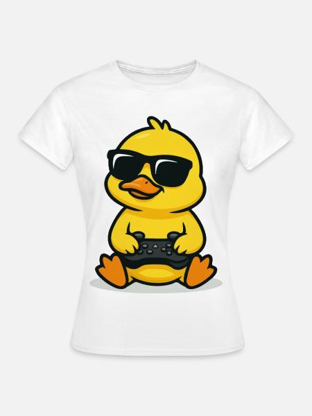 Gamer Chick - Frauen T-Shirt - Weiß