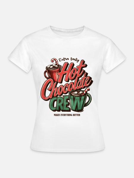 Hot Chocolate Crew - Frauen T-Shirt - Weiß