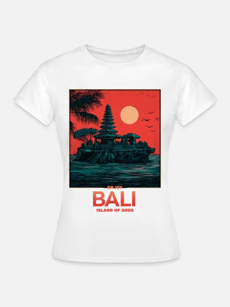 Bali Insel der Götter - Frauen T-Shirt - Weiß