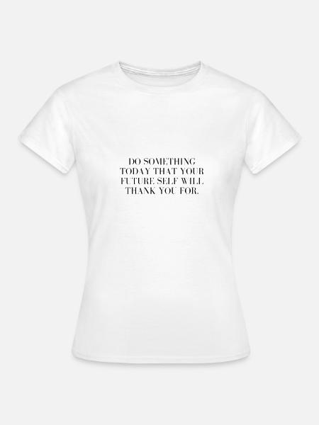 motivation - Dame-T-shirt - hvid