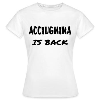 Allegri Juve return shirt - Women's T-Shirt - white - Front - AI Model Female 172 dark (172cm)
