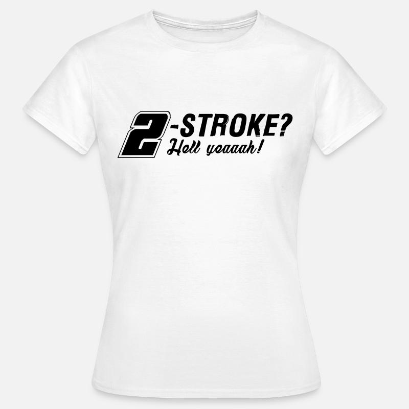 Two-stroke love 2-stroke 2-stroke engine - Women's T-Shirt - white