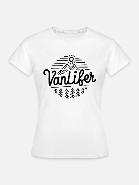 Vanlifer Vanlife - Frauen T-Shirt - Weiß