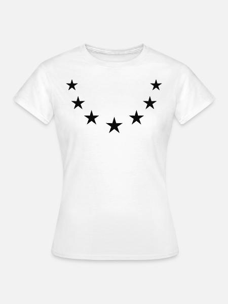 Stars - Frauen T-Shirt - Weiß