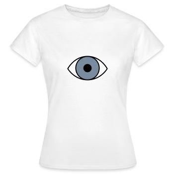 Ich sehe dich - Frauen T-Shirt - Weiß - Vorne - AI Model Female 172 dark (172cm)