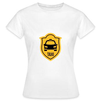 Taxi - Frauen T-Shirt - Weiß - Vorne - AI Model Female 172 dark (172cm)