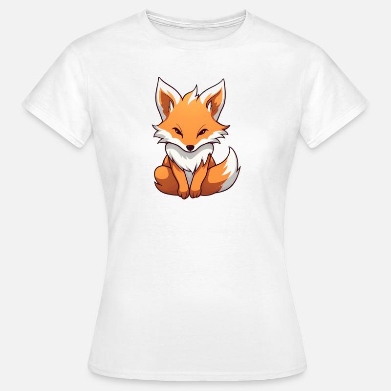 Fuchs - Frauen T-Shirt - Weiß