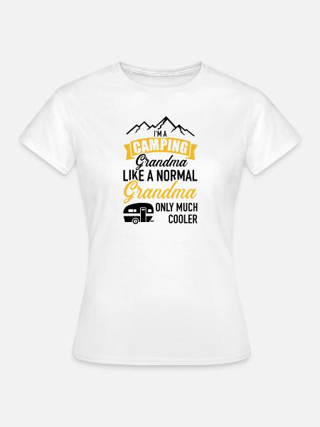 Wohnwagen - Frauen T-Shirt - Weiß
