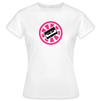 Oldschool Sound - Frauen T-Shirt - Weiß - Vorne - AI Model Female 172 dark (172cm)