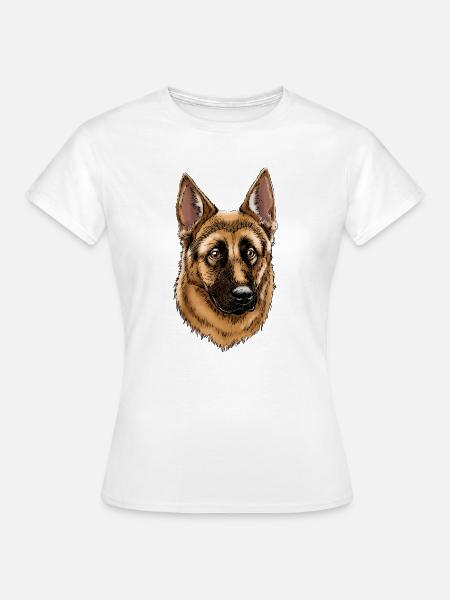 German Shepherd - Frauen T-Shirt - Weiß
