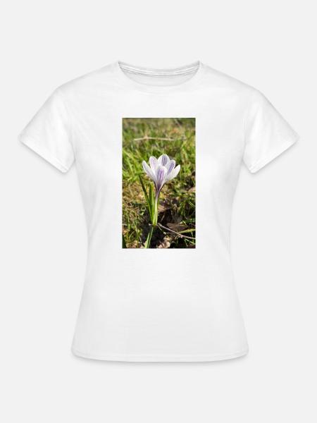 Krokus - Frauen T-Shirt - Weiß