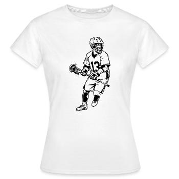 Lacrosse - T-shirt Femme - blanc - Devant - AI Model Female 172 dark (172cm)