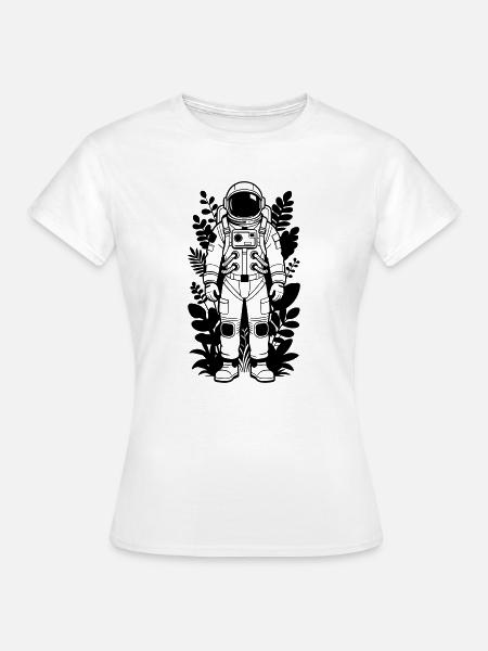 Astronaut - Frauen T-Shirt - Weiß