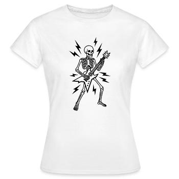 Metall - Frauen T-Shirt - Weiß - Vorne - AI Model Female 172 dark (172cm)