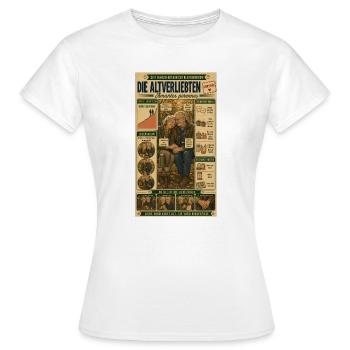 Die Altverliebten – Liebe bleibt jung - Frauen T-Shirt - Weiß - Vorne - AI Model Female 172 dark (172cm)