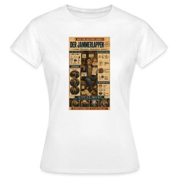 Der Jammerlappen – Klagen auf höchstem Niveau - Frauen T-Shirt - Weiß - Vorne - AI Model Female 172 dark (172cm)