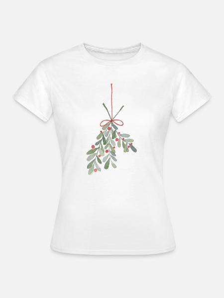 Mistelzweig - Frauen T-Shirt - Weiß