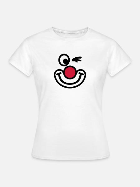 Clown - Frauen T-Shirt - Weiß