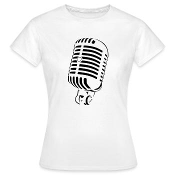 Retro Micro - Women's T-Shirt - white - Front - AI Model Female 172 dark (172cm)