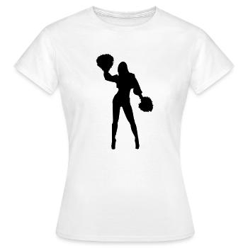 cheerleading - Frauen T-Shirt - Weiß - Vorne - AI Model Female 172 dark (172cm)